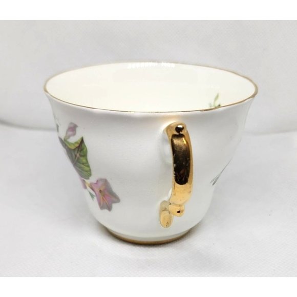 Regency Genuine Bone China Gold Trim Teacup: Rare Collectible Floral Design - Picture 5 of 14